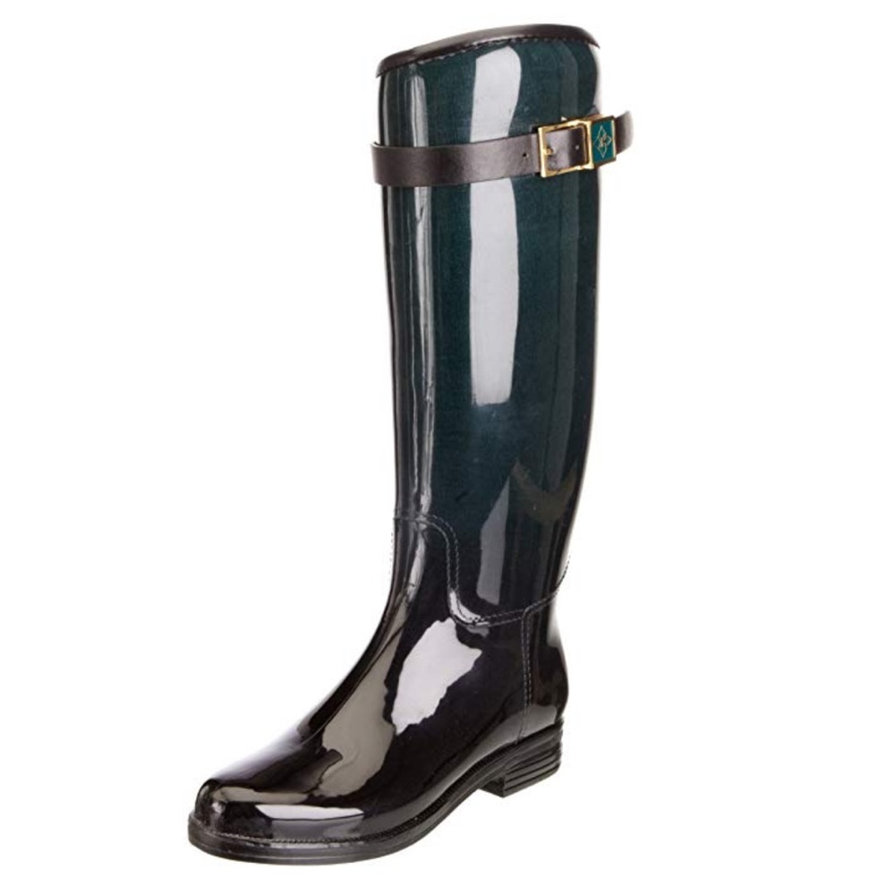 dav Devon Ombré Rain Boots in Dark Teal